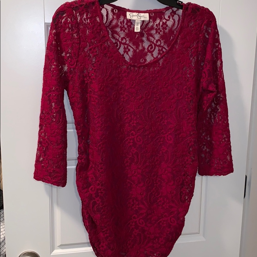 🌟 XS Maternity Top with Cami 🌟